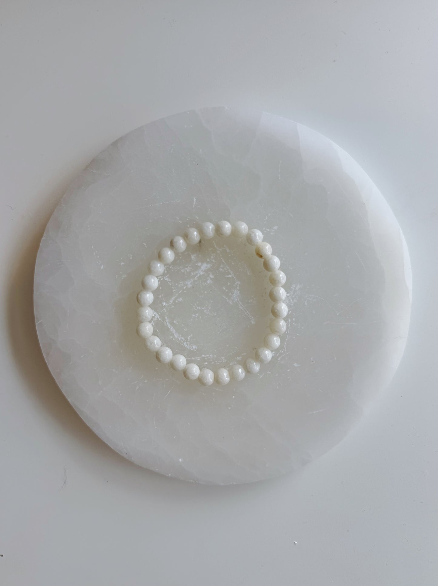 Cream Quartz Gemstone Bracelet