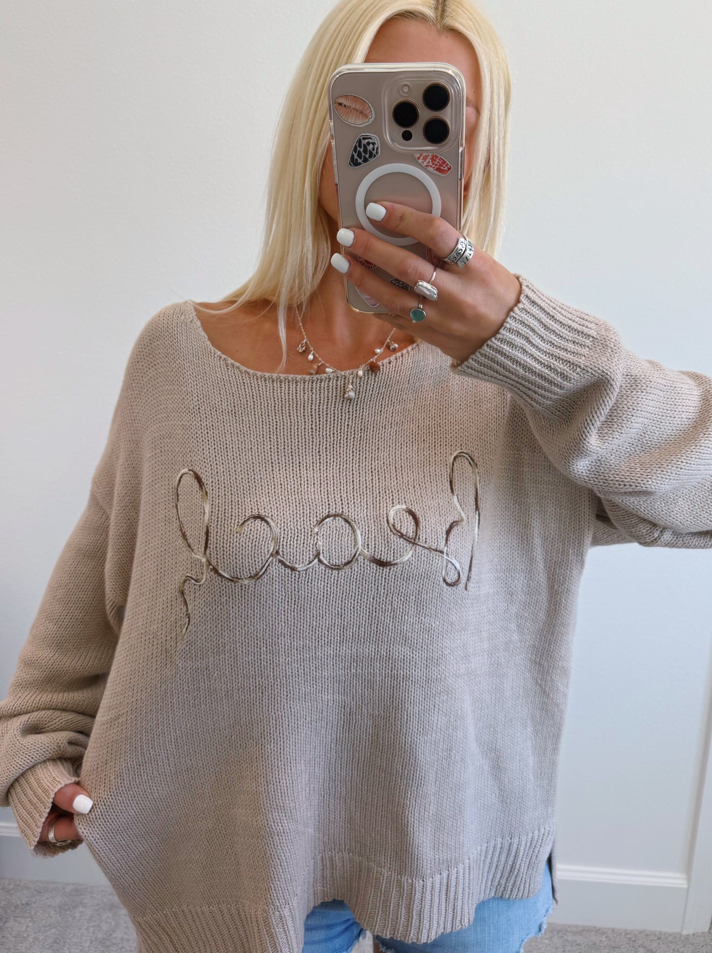 Desert Beach Lightweight Scoop Neck Sweater