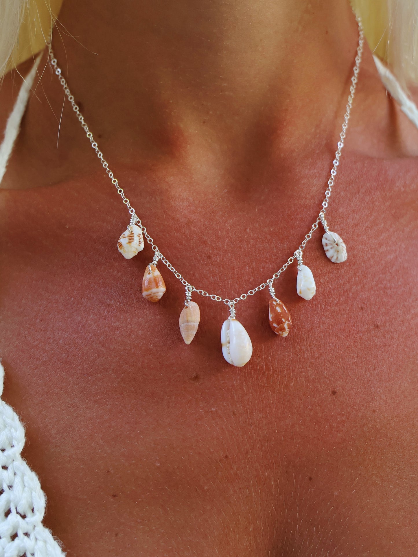 Sterling Silver Beach Lover Multi Necklace