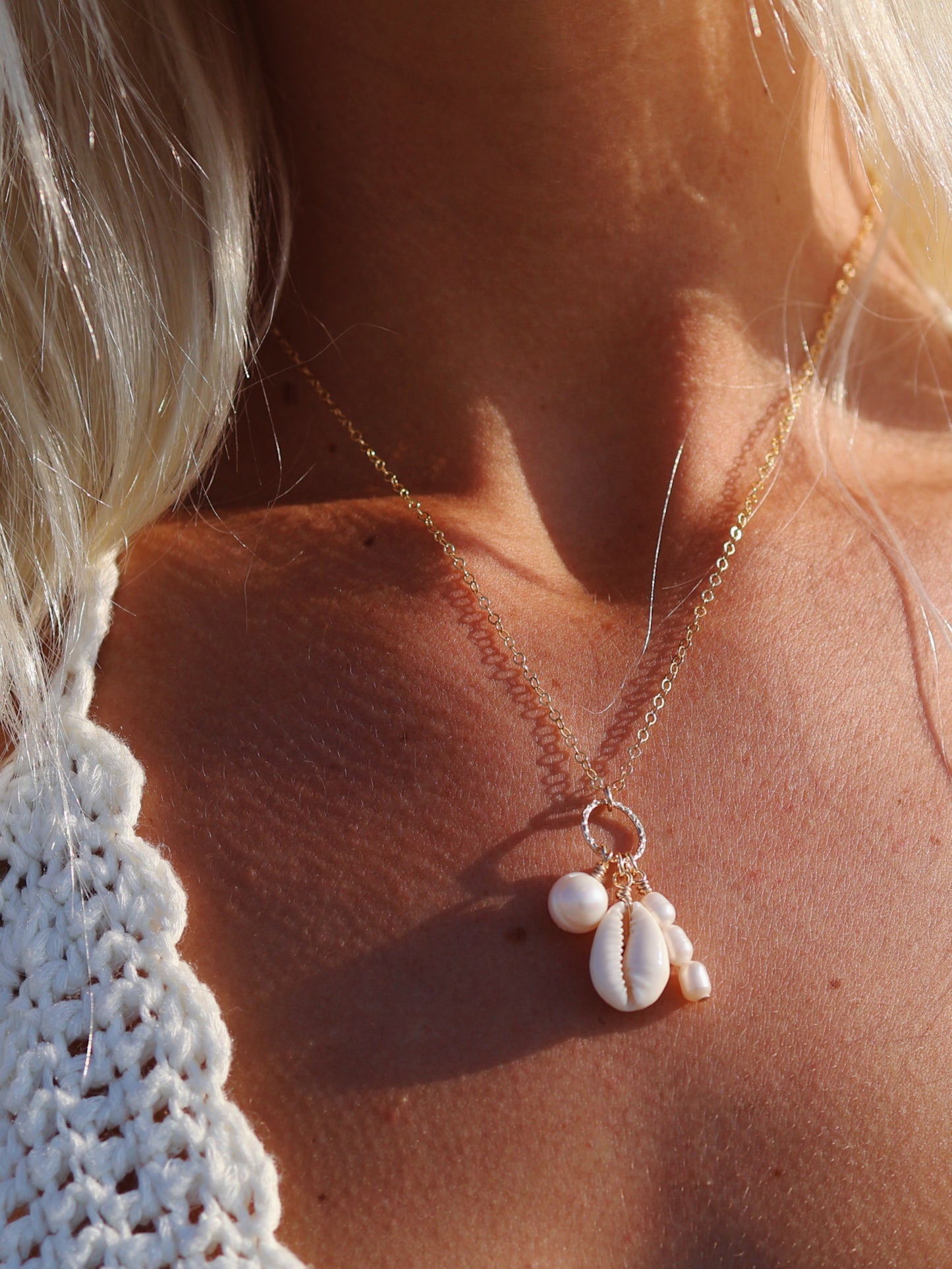 Gold Filled Beach Girl Necklace