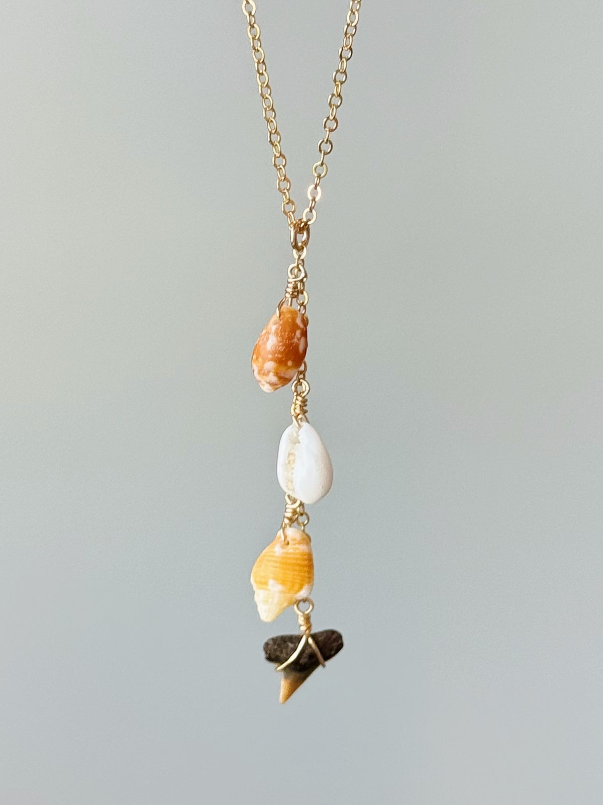 Gold Filled Coastal Fall Drop Necklace