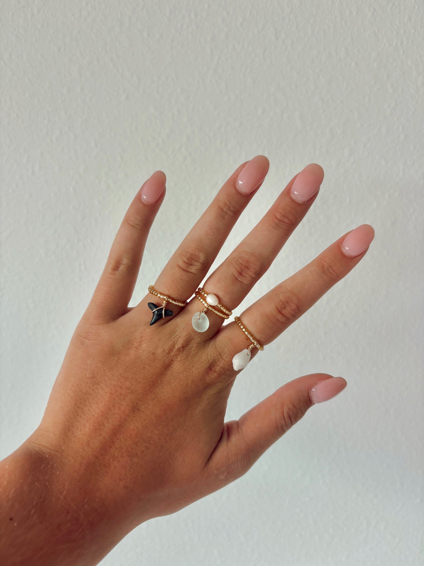 Gold Stretchy Rings
