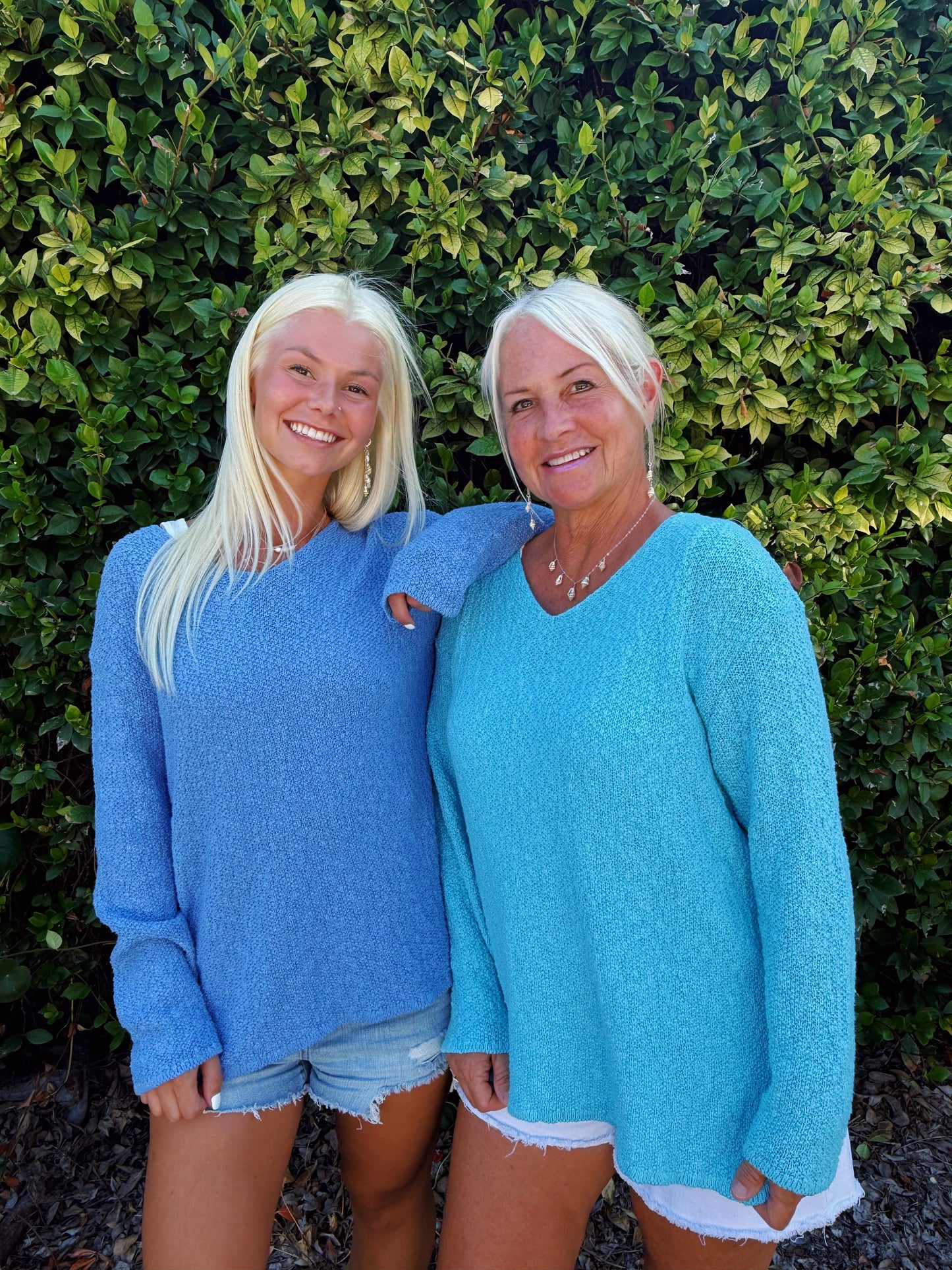 Baby Blue V Neck Sweater