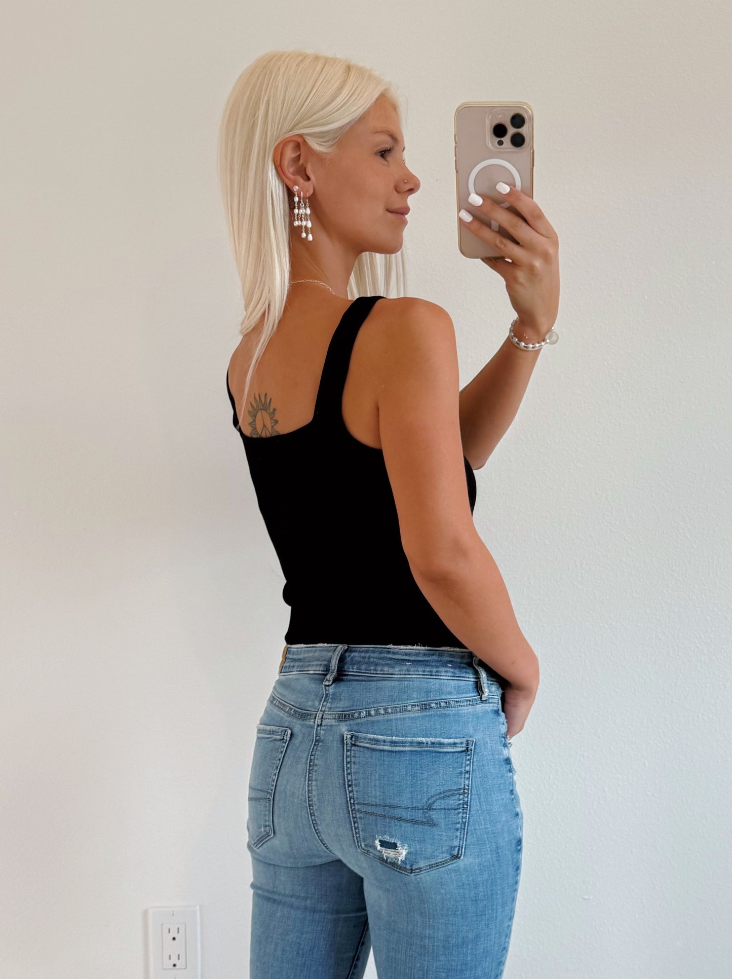 Ribbed Sweetheart Tank Top