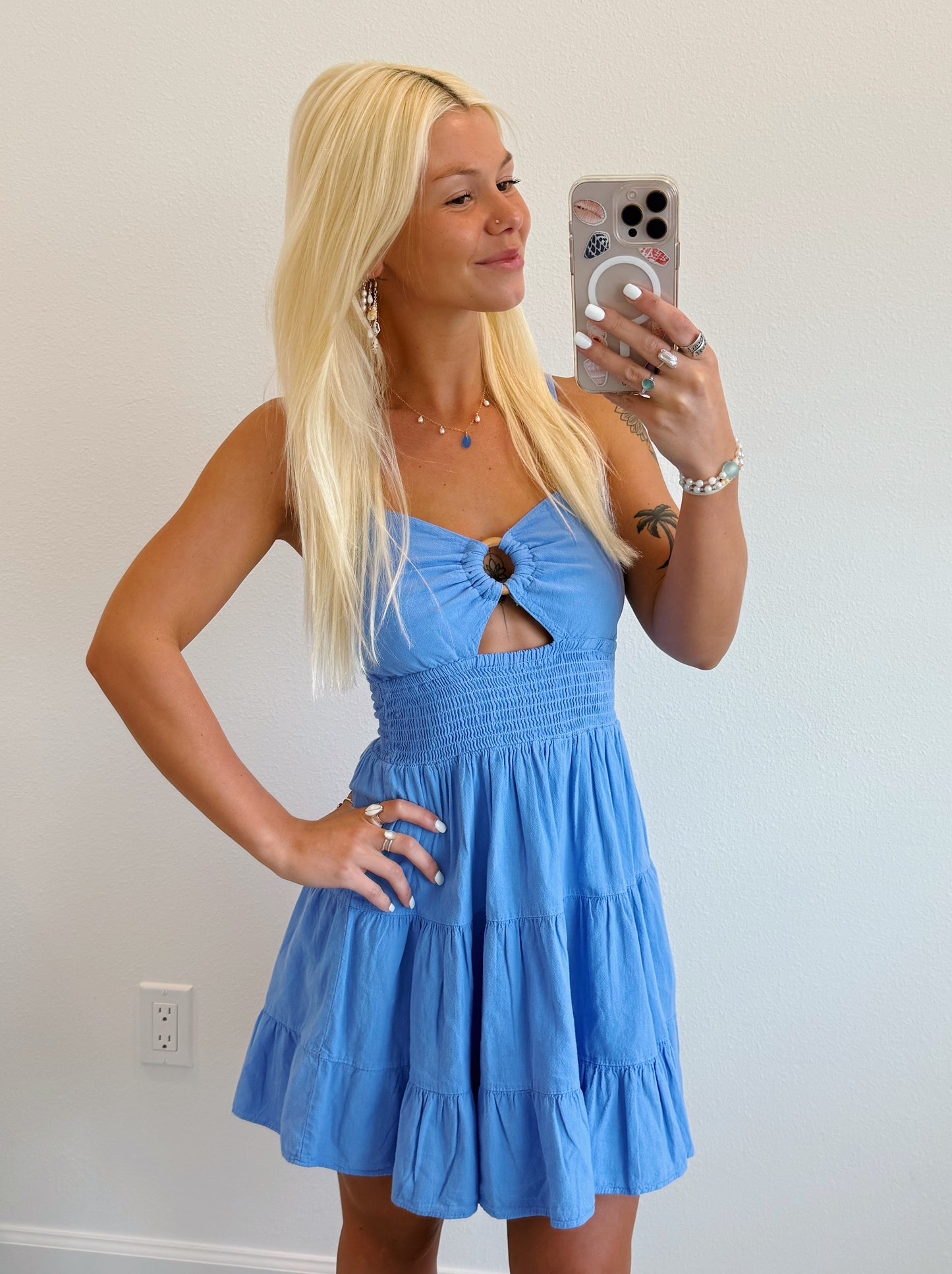 Ring Cut Out Dress