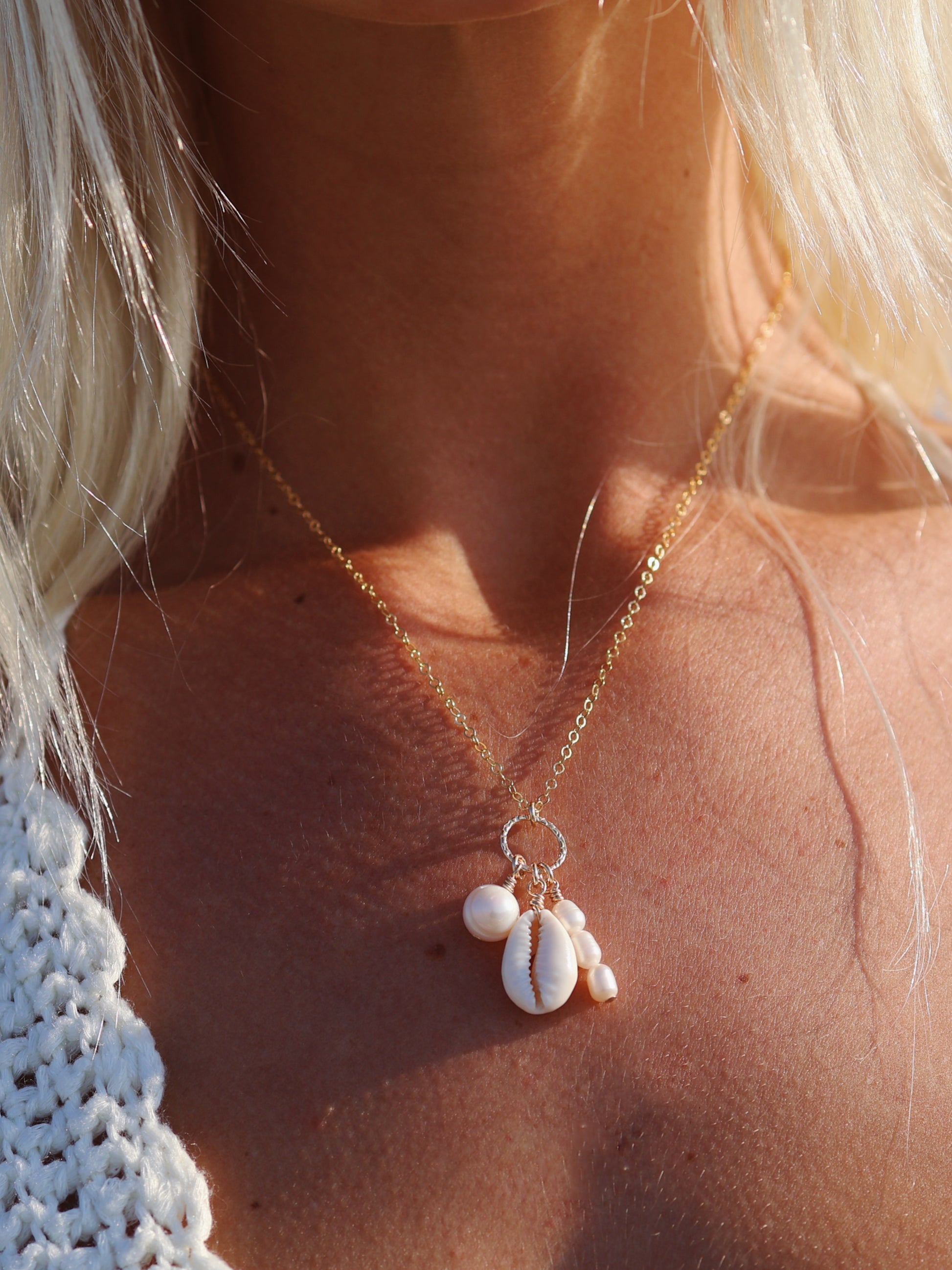 Gold Filled Beach Girl Necklace - Main Image