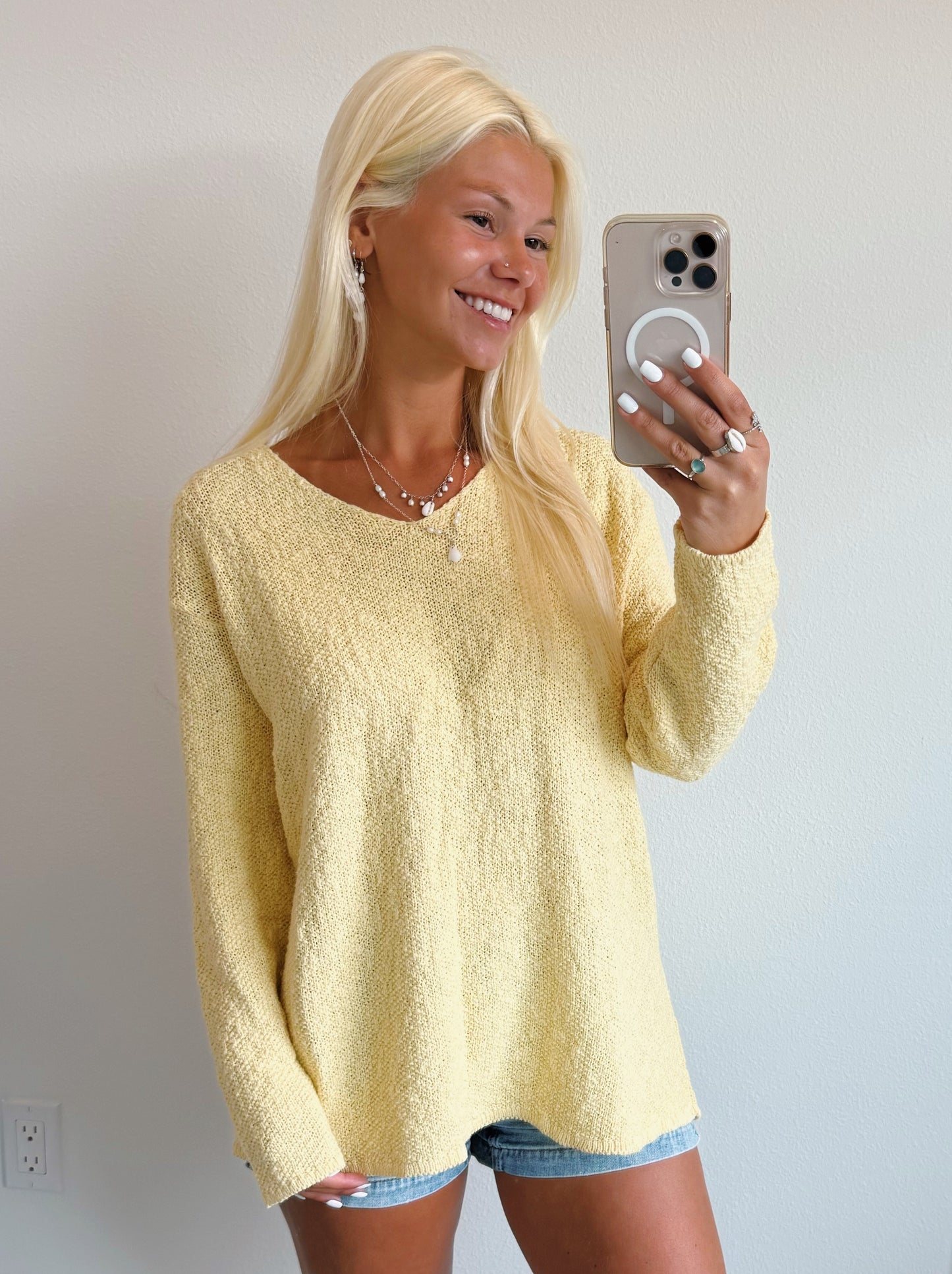 V Neck Sweater
