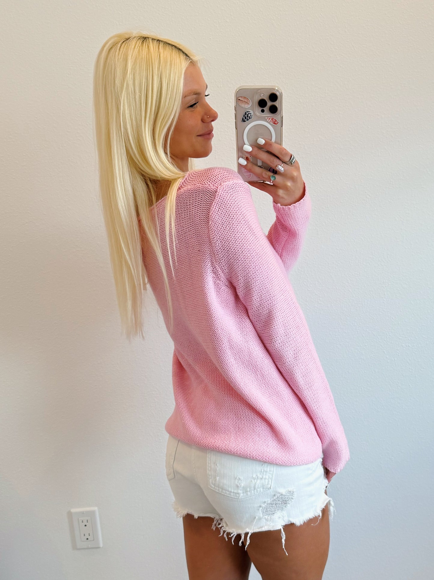 Flower Detail Sweater