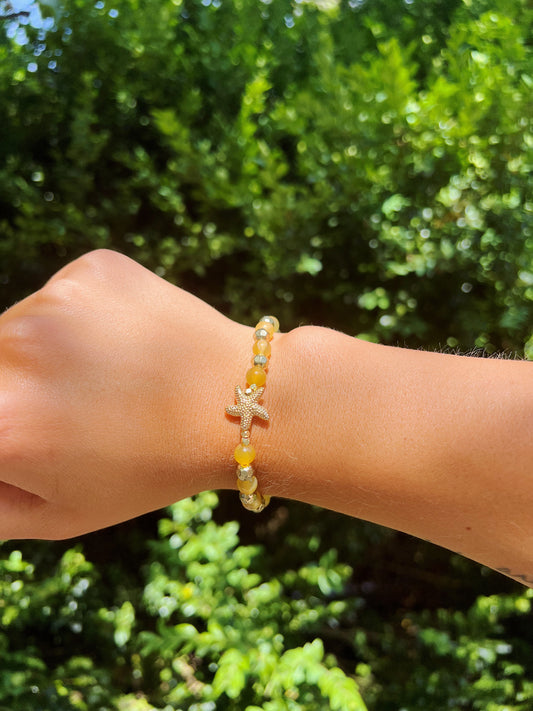 Sunshine Starfish Gold Bracelet