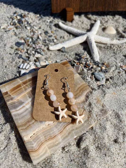 Sandy Starfish Earrings