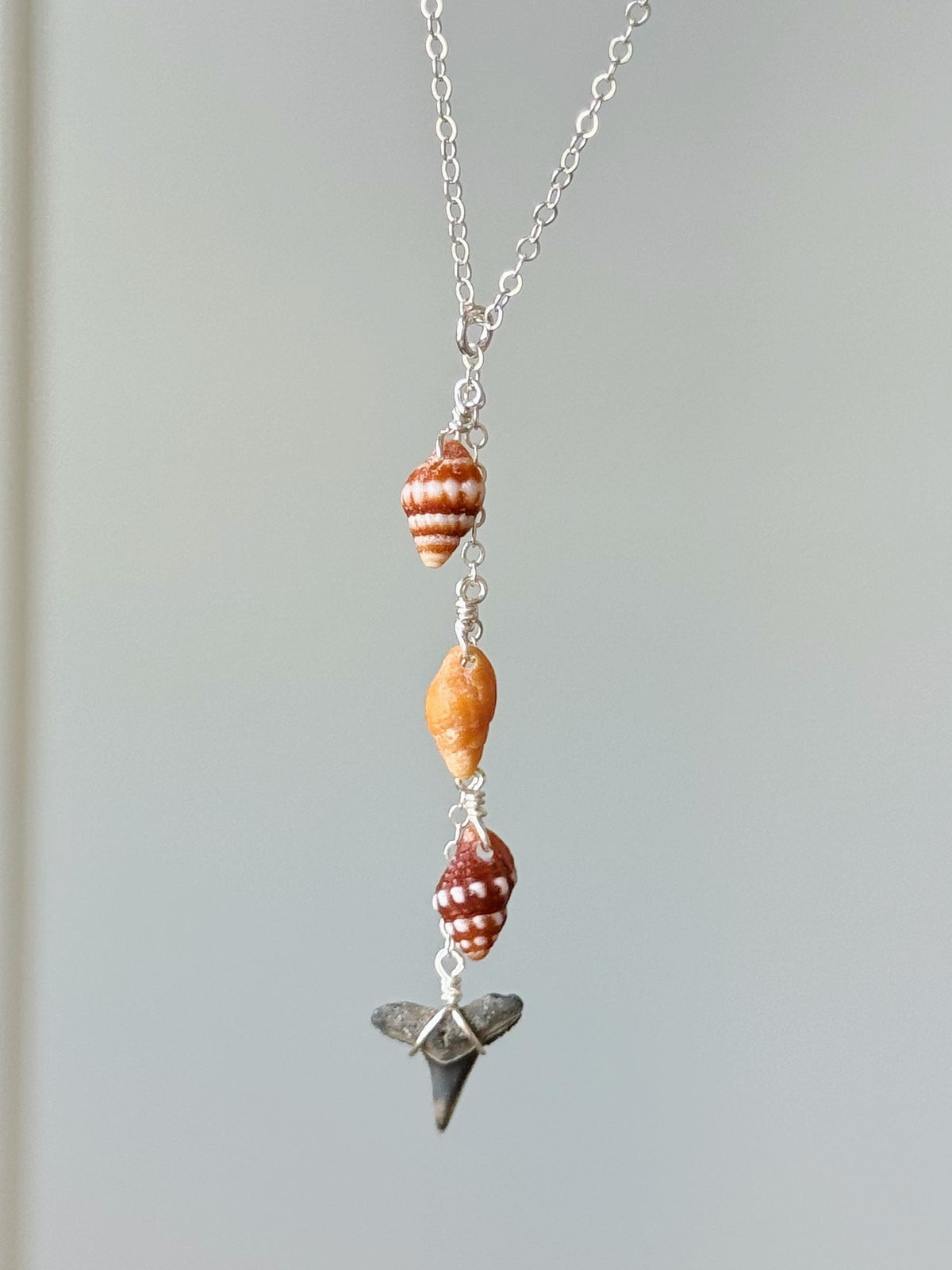 Sterling Silver Coastal Fall Drop Necklace