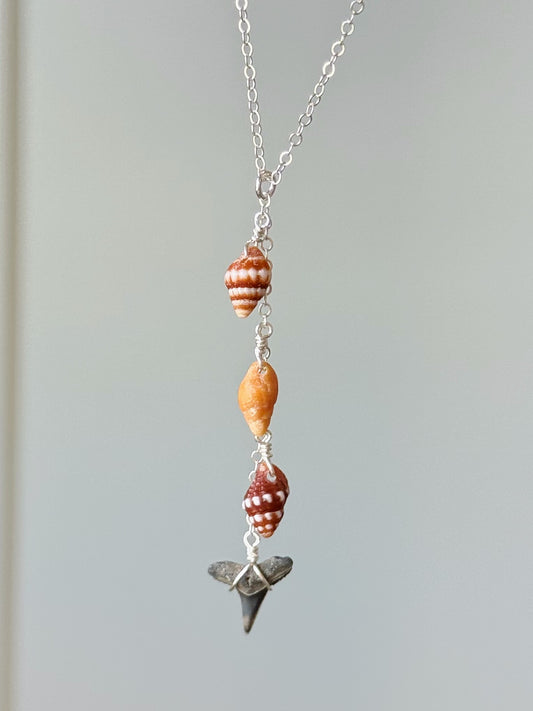 Sterling Silver Coastal Fall Drop Necklace