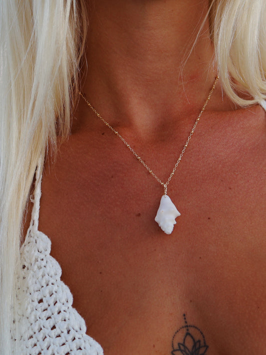 Gold Filled Conch Shell Necklace