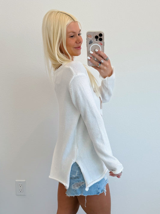 Coffee Beach Repeat Lightweight Sweater