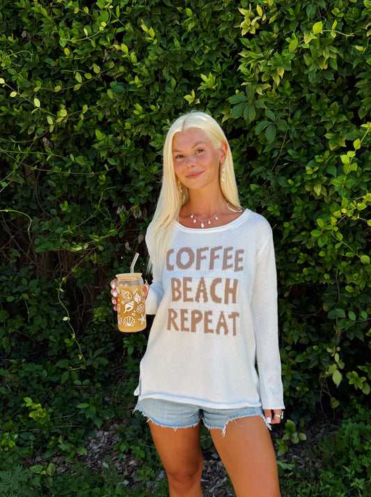 Coffee Beach Repeat Lightweight Sweater