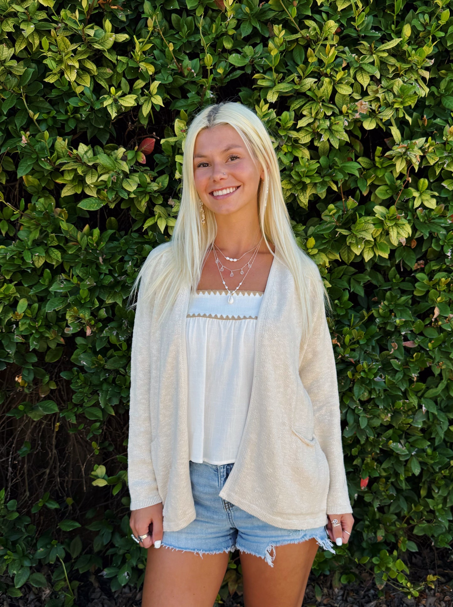 Cream Cardigan