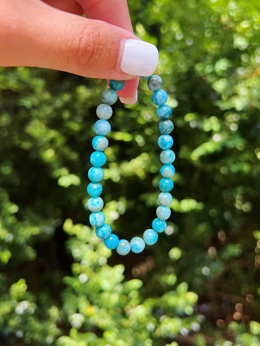 Blue Apatite Bracelet