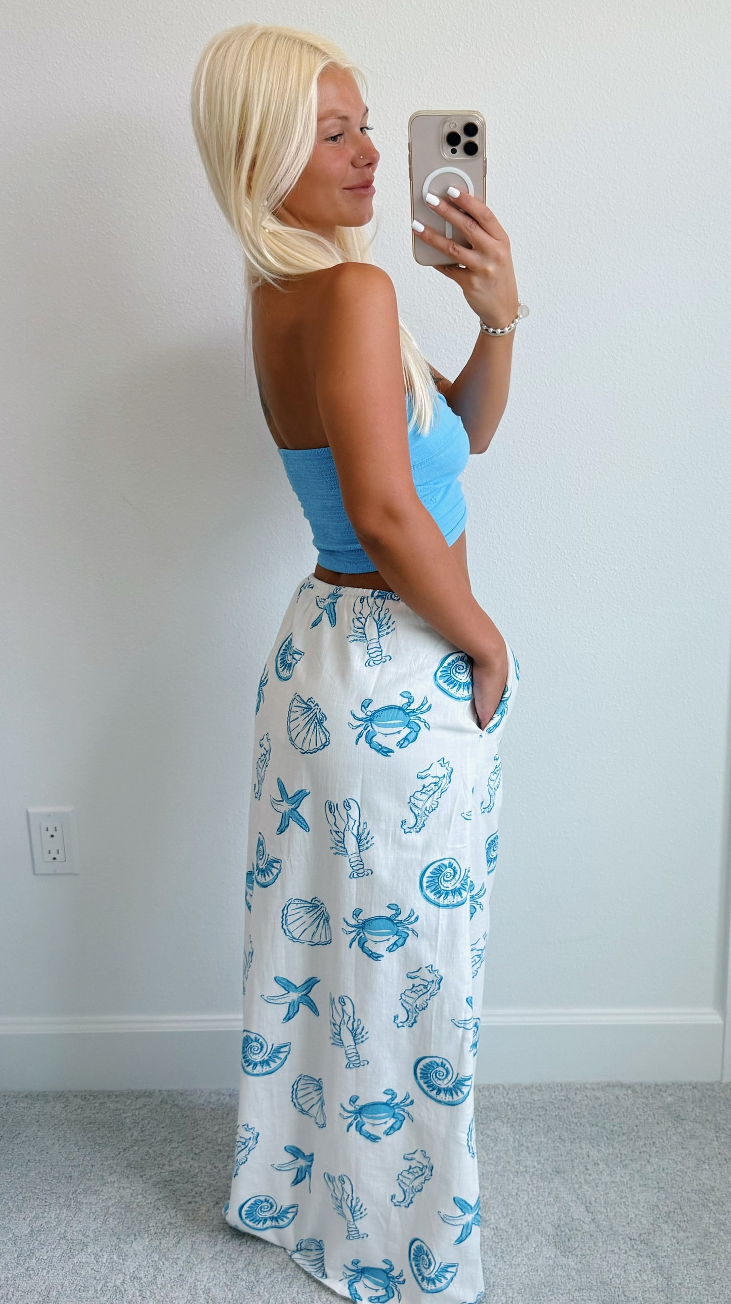 Sea Life Maxi Skirt