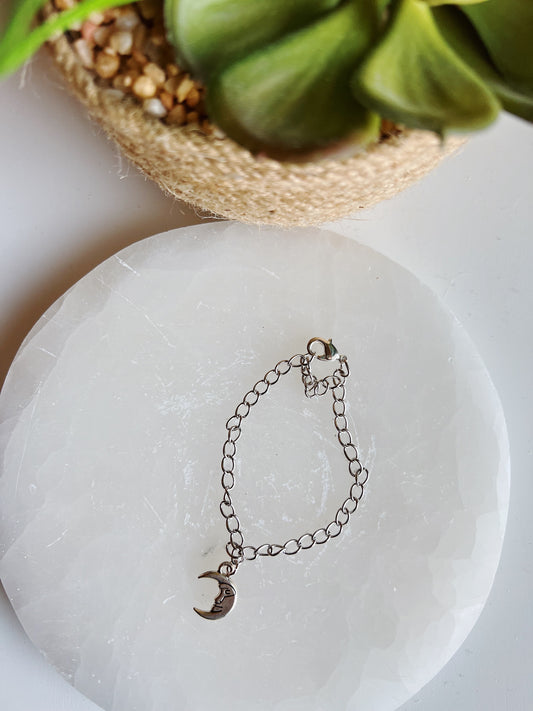 Silver Moon Bracelet