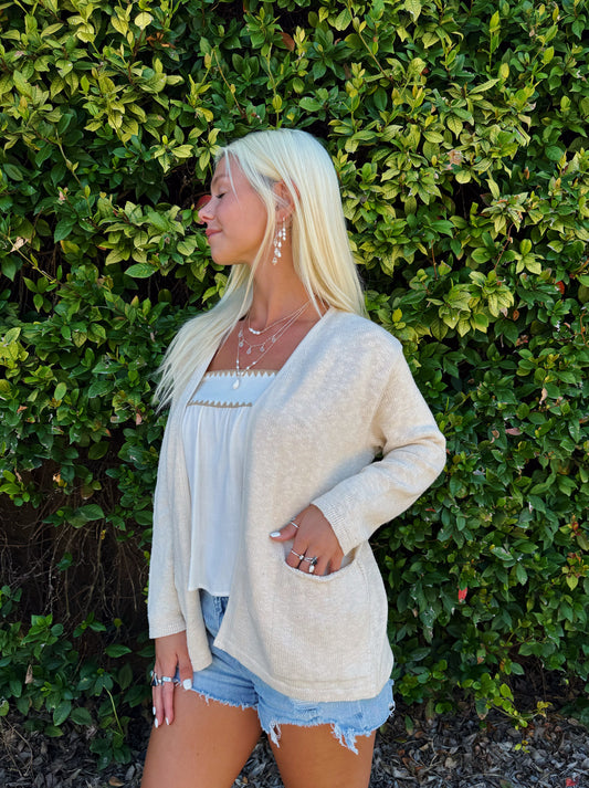 Cream Cardigan