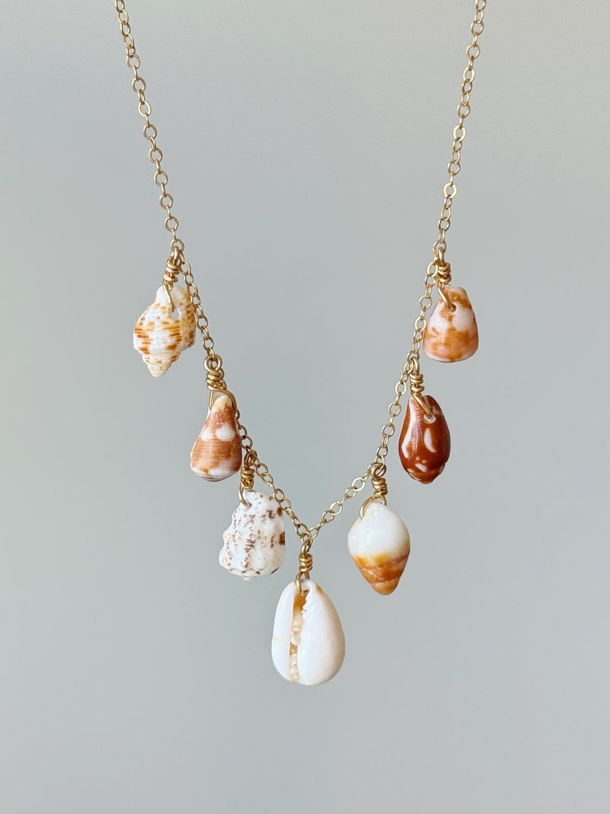 Gold Filled Beach Lover Multi Necklace