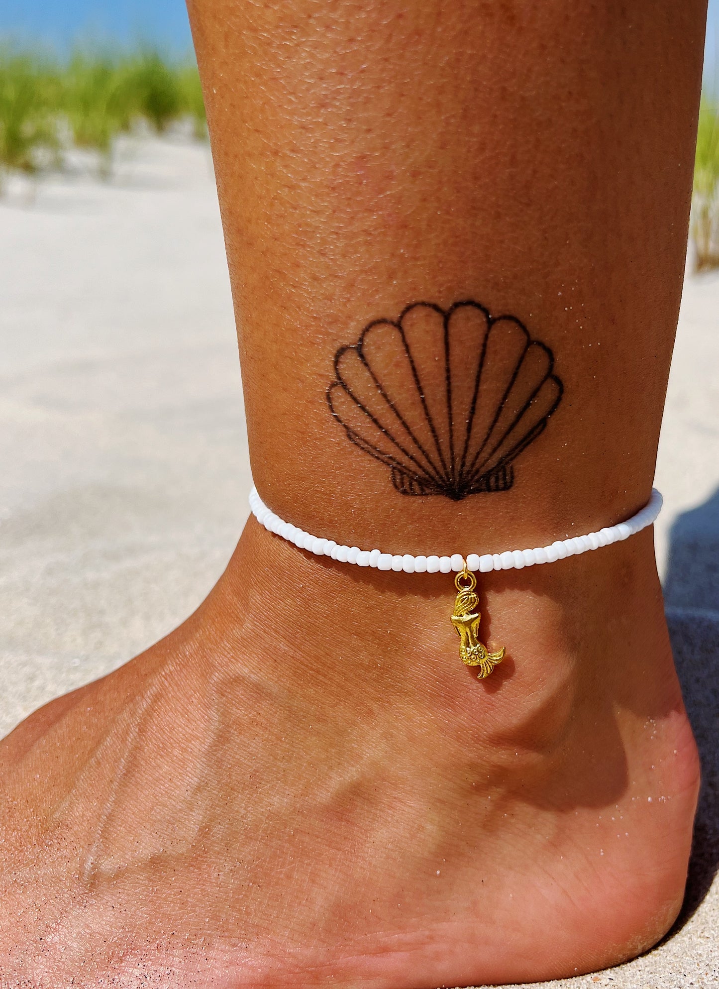 Gold Mermaid Anklet