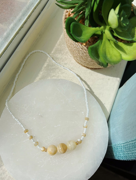 Banded Onyx Necklace