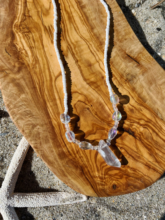 Aura Reflective Drop Necklace