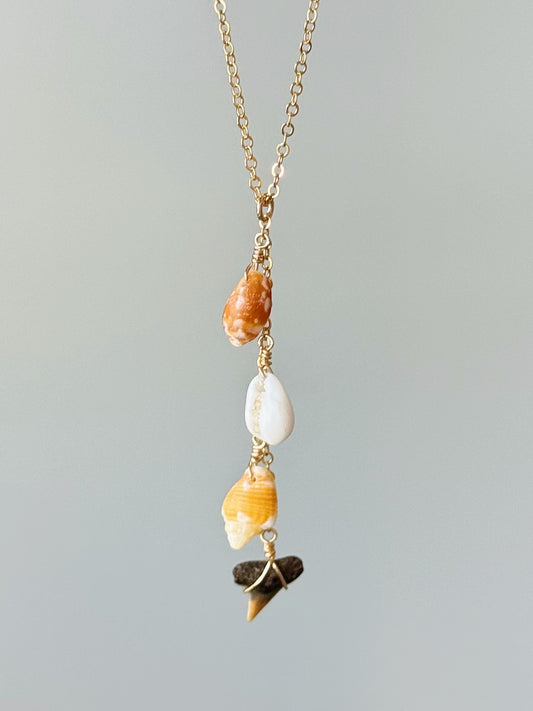 Gold Filled Coastal Fall Drop Necklace