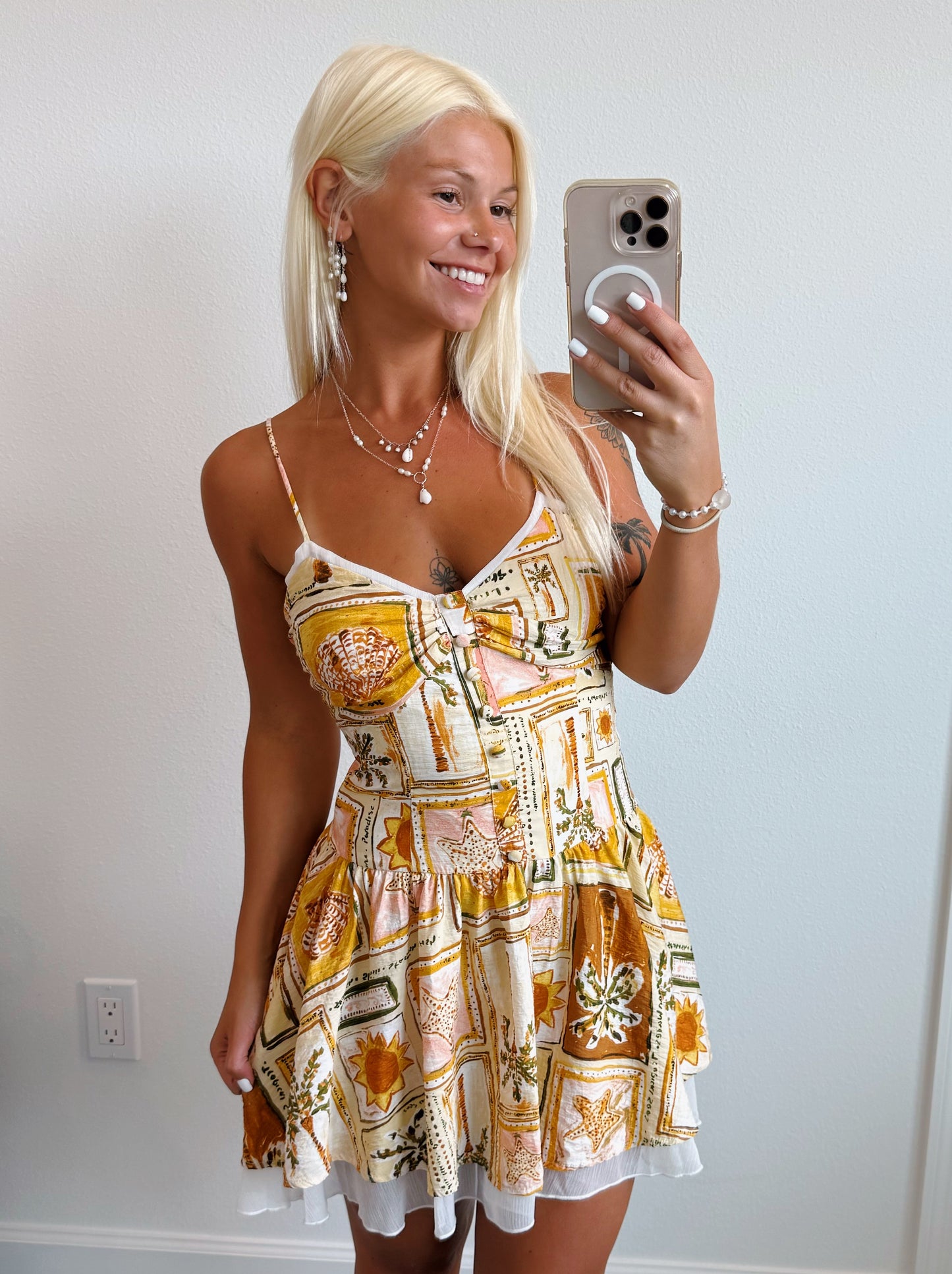 Sunshine Fit & Flare Mini Dress