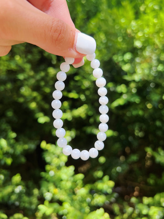 White Moonstone Bracelet