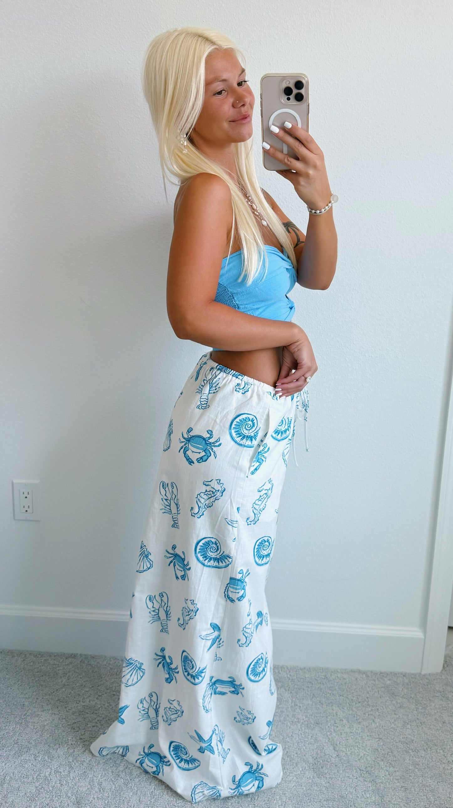 Sea Life Maxi Skirt