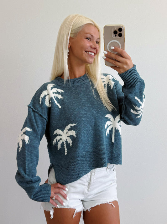 Palm Tree Sweater