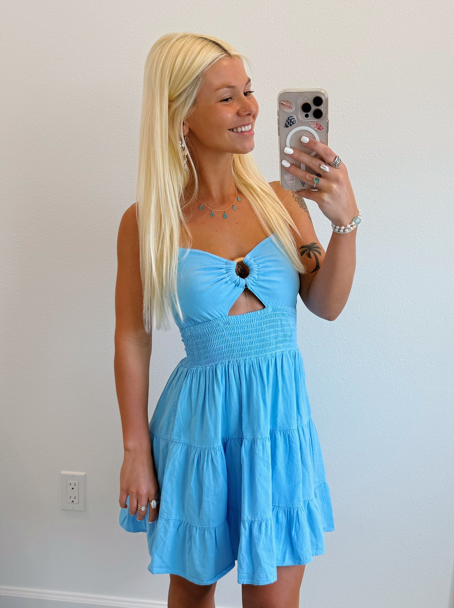 Ring Cut Out Dress
