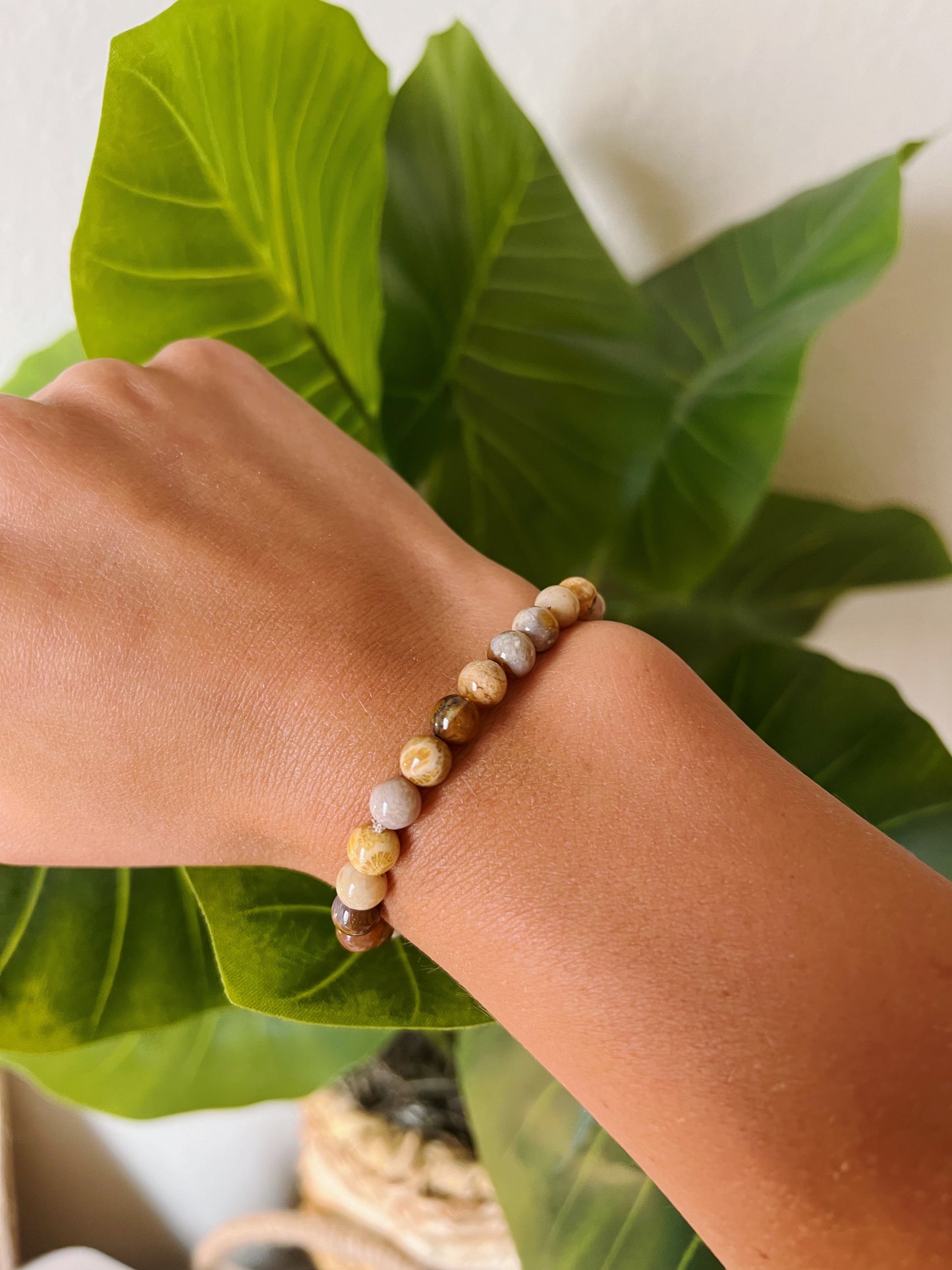 Groovy Neutral Gemstone Bracelet