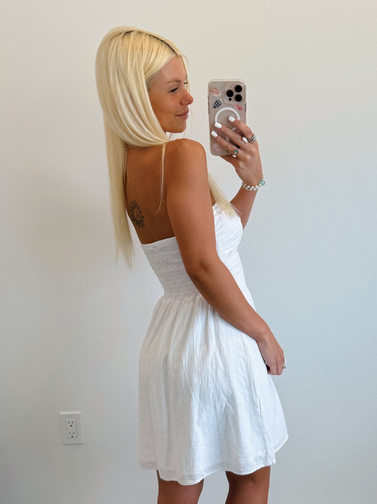 Strapless Twist Dress