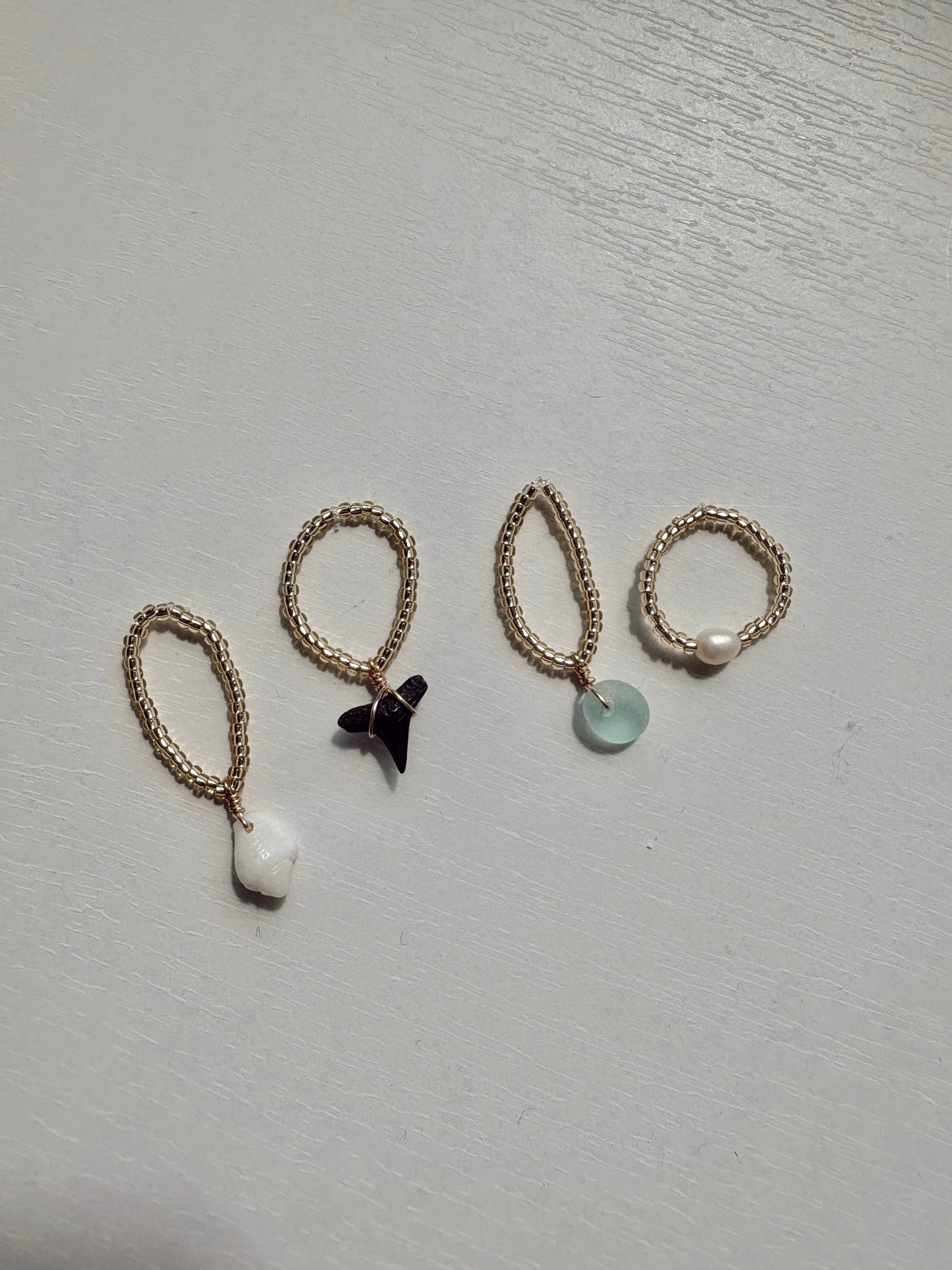 Gold Stretchy Rings