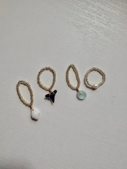 Gold Stretchy Rings