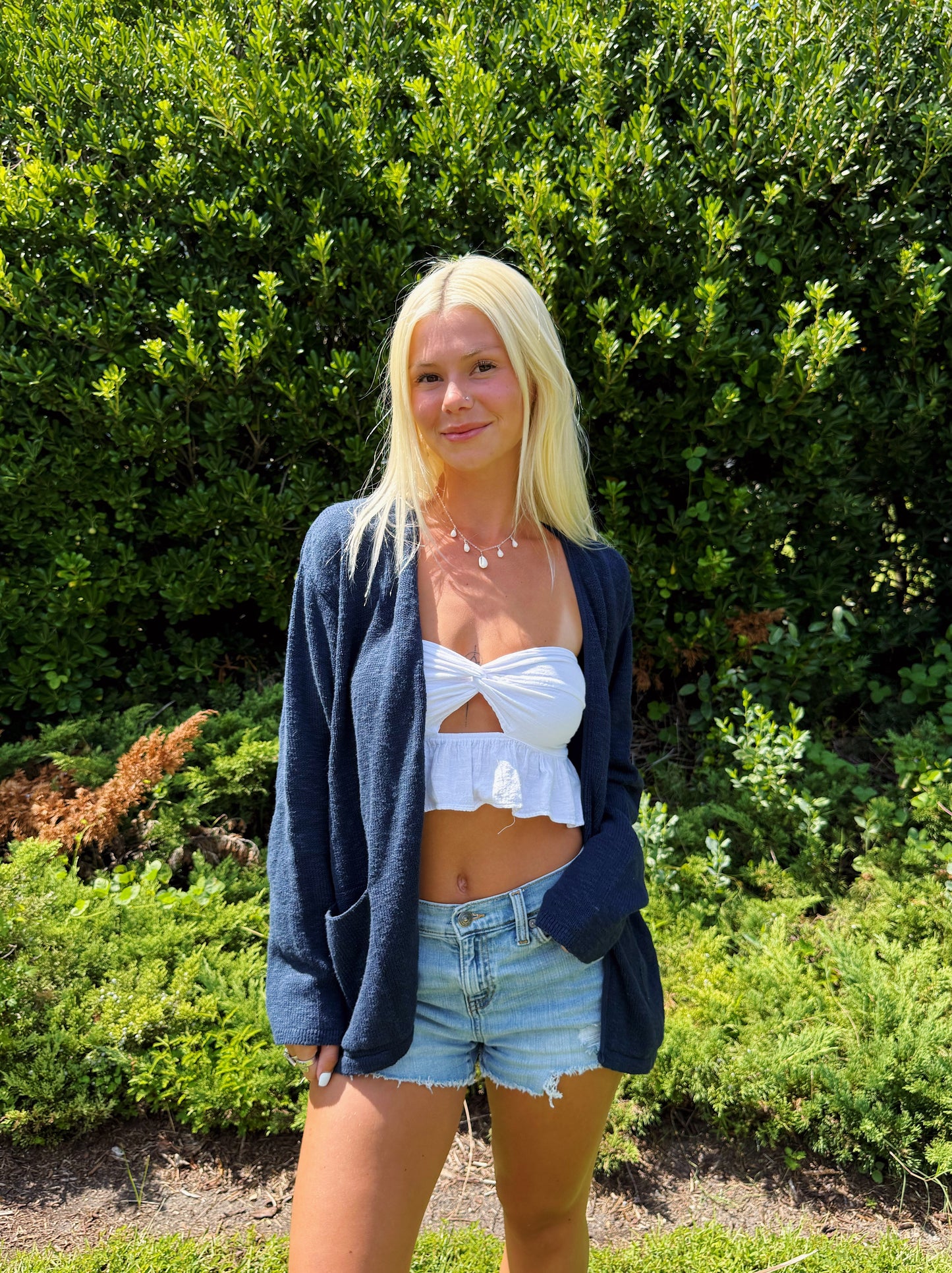 Navy Cardigan