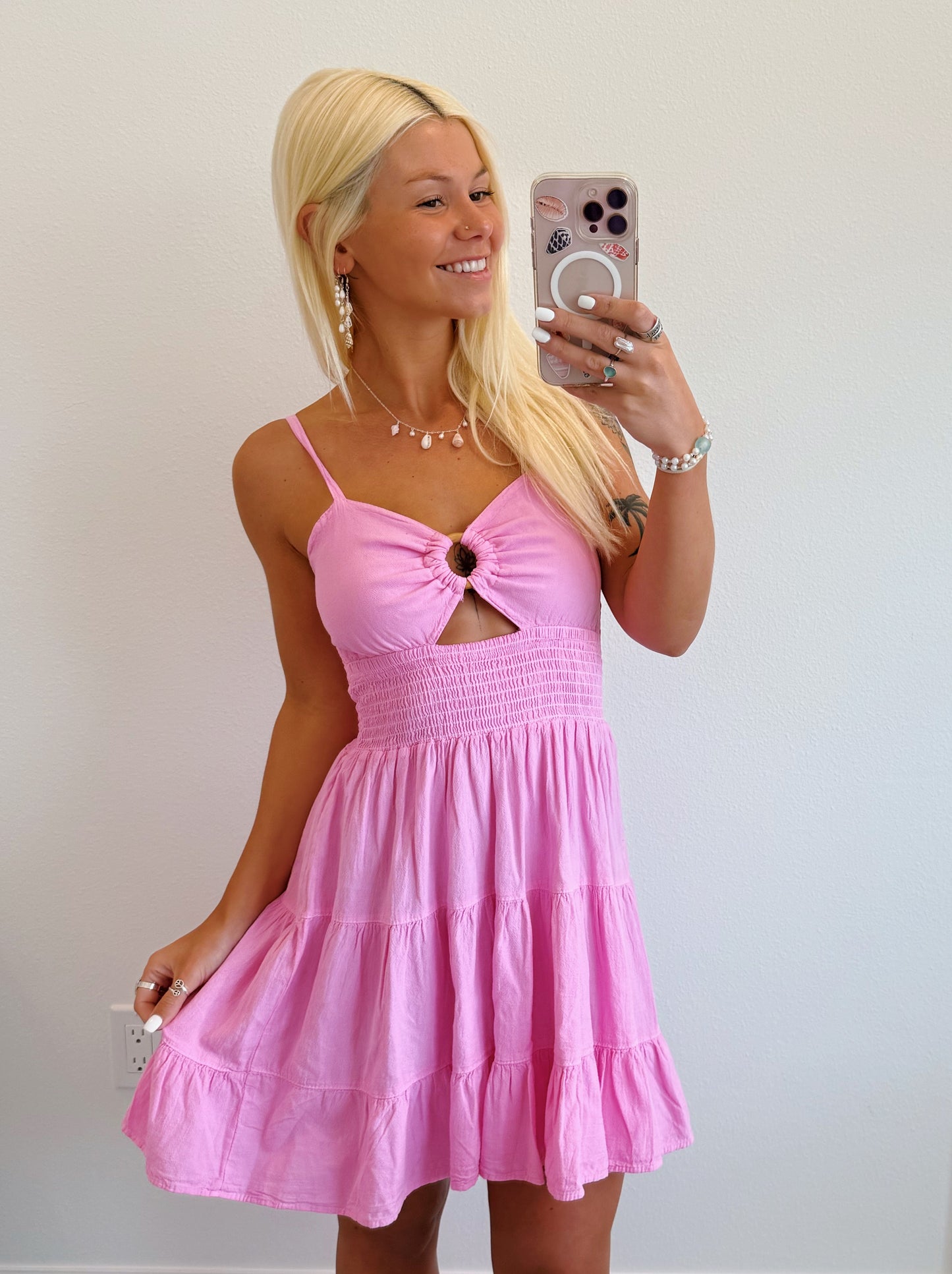 Ring Cut Out Dress