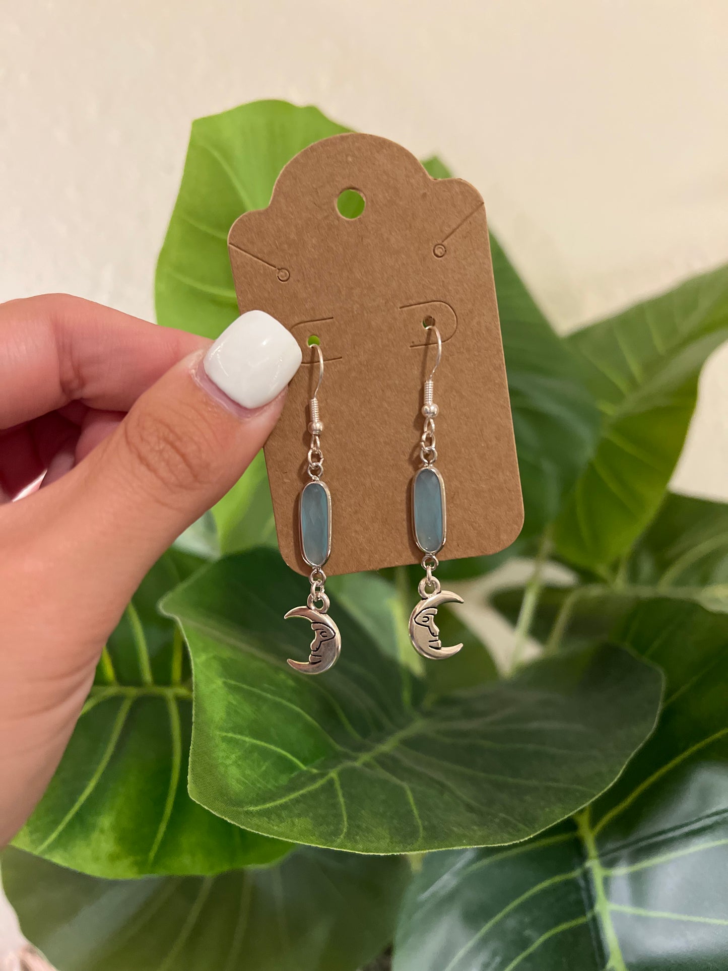 Silver Moon Earrings